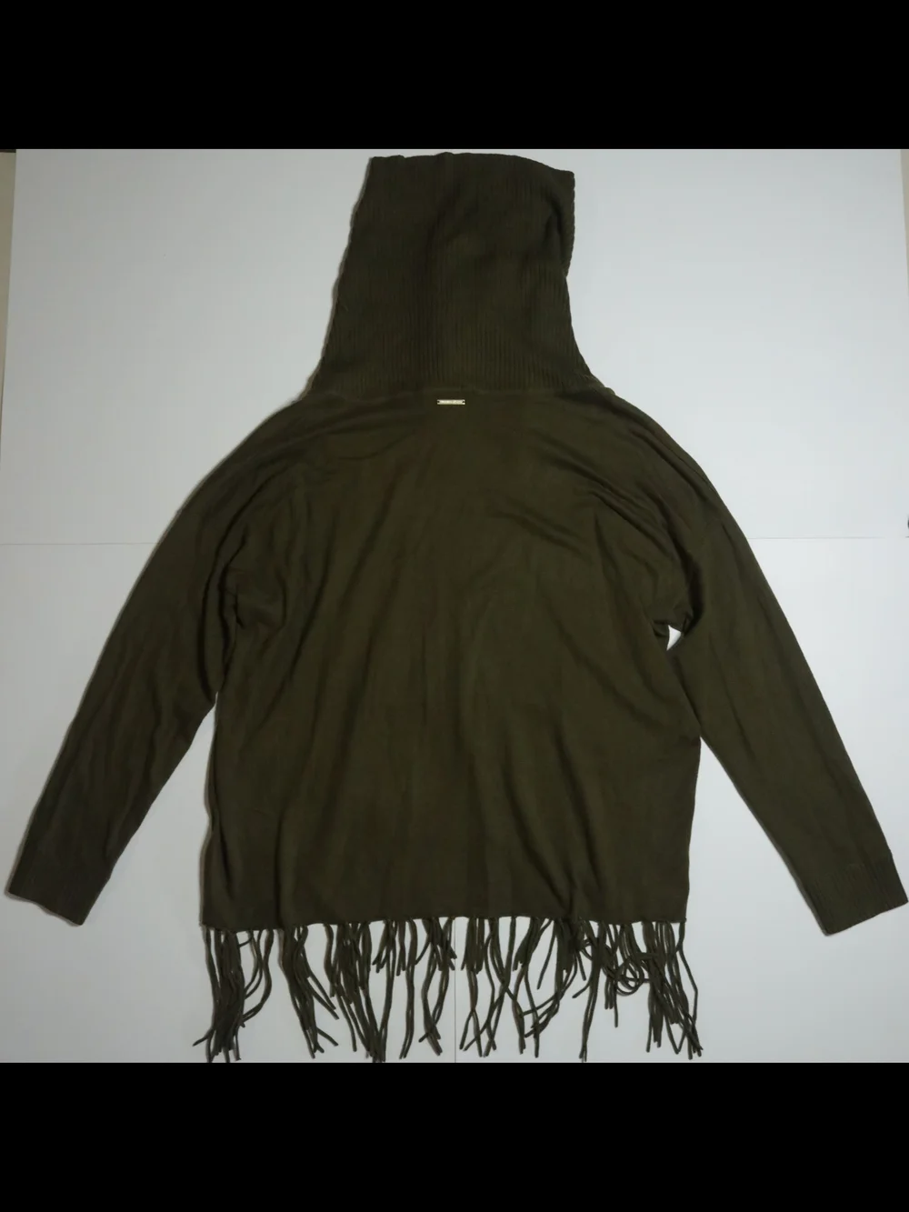 Michael Kors Sweater Women's XL Turtle Neck Olive Green